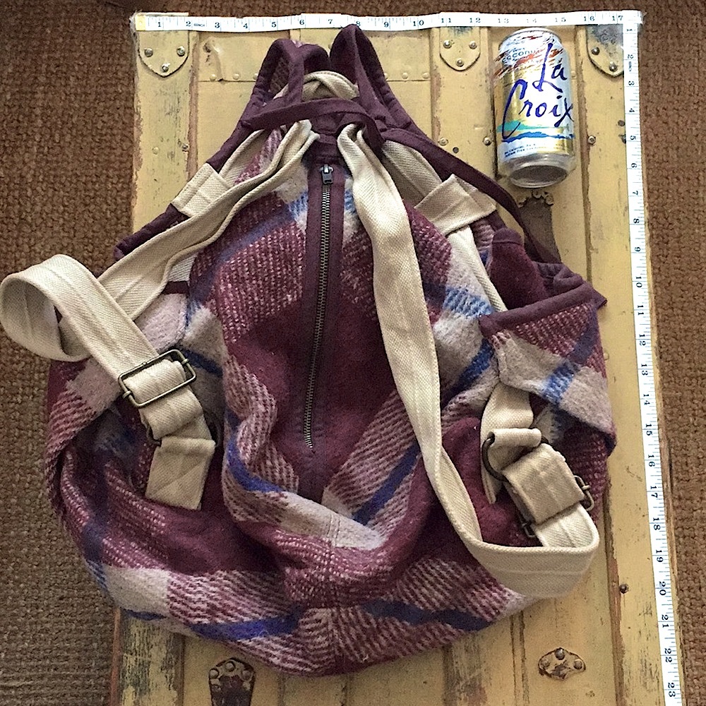NEW FREE PEOPLE BOHO OVERSIZE BAG BACKPACK SATCHEL - Picture 3 of 9
